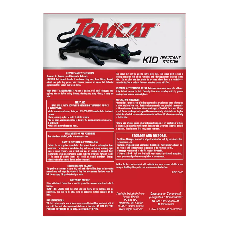 Tomcat&reg; Mouse Killer Child Resistant, Disposable Station image number 2.0