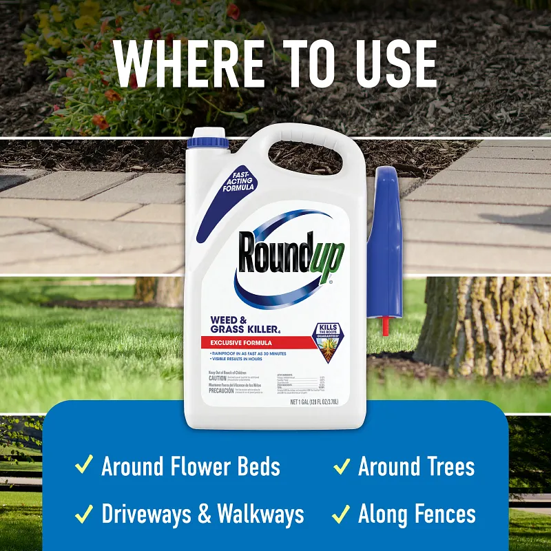 Roundup&reg; Weed & Grass Killer₄ with Trigger Sprayer image number 3.0