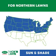 Scotts&reg; Turf Builder&reg; Thick'R Lawn&reg; Sun & Shade, 40 lbs. and Scotts&reg; EZ Seed&reg; Patch & Repair Sun & Shade, 10 lbs. Bundle image number null
