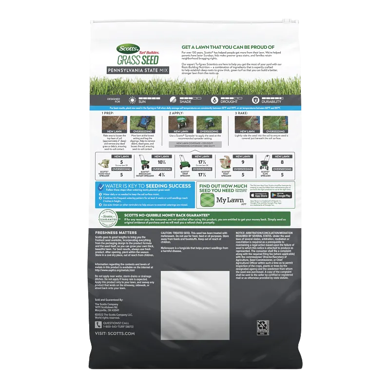 Scotts&reg; Turf Builder&reg; Grass Seed Pennsylvania State Mix image number 2.0