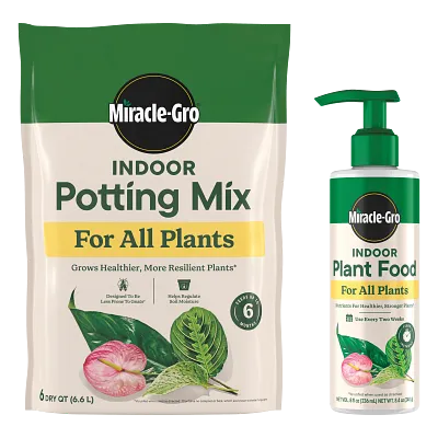 Miracle-Gro&reg; Indoor Potting Mix and Miracle-Gro&reg; Indoor Plant Food