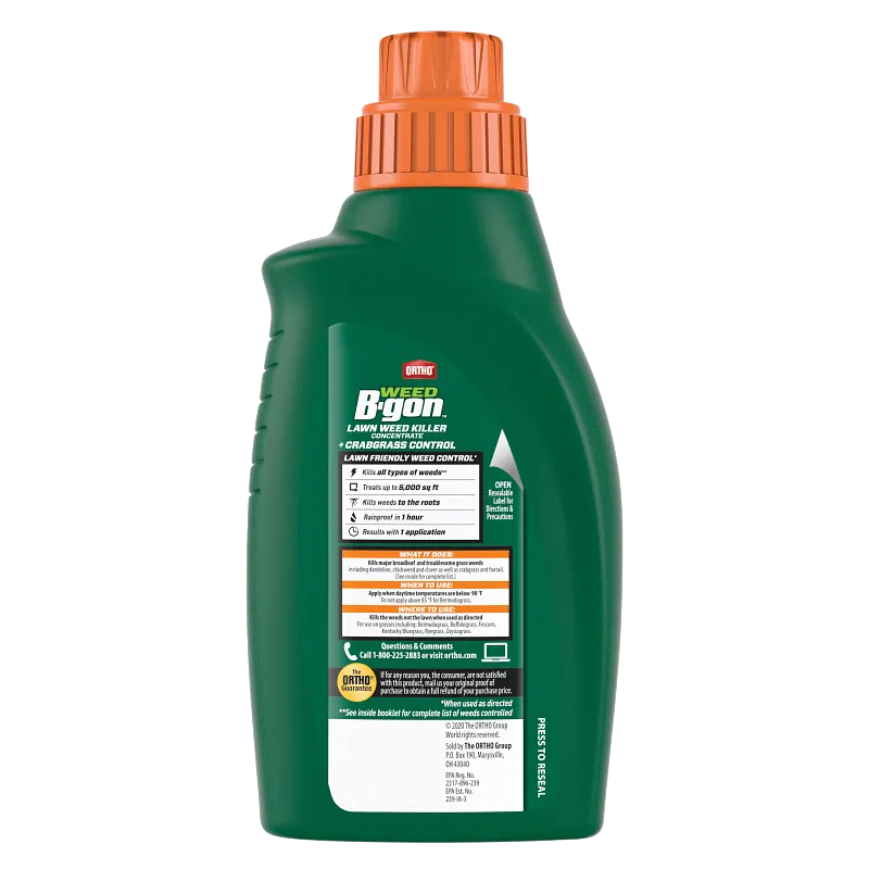 Ortho&reg; Weed B-Gon&trade; Weed Killer Concentrate + Crabgrass Control image number 2.0