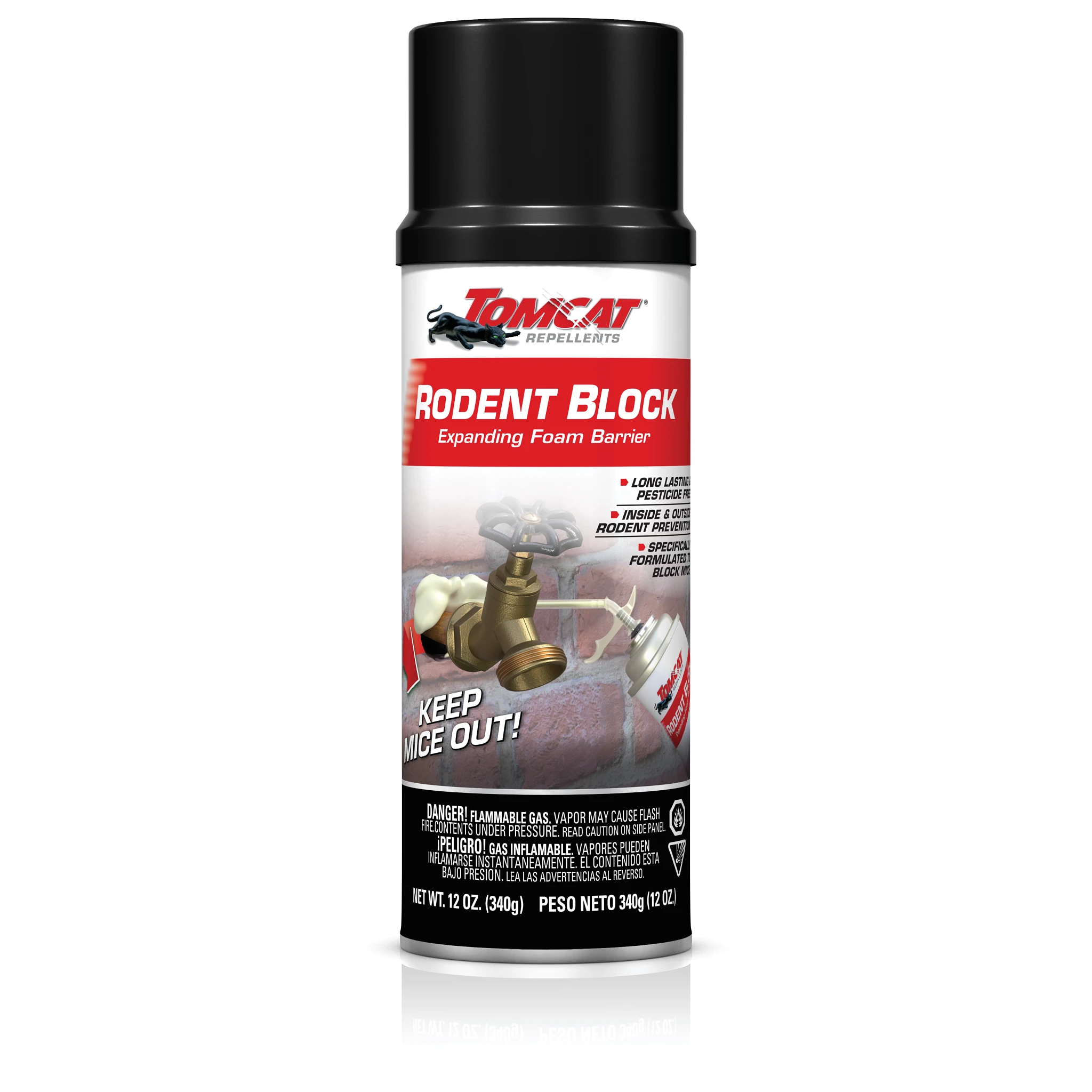Tomcat Rodent Block Expanding Foam Barrier