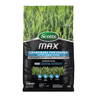 Scotts&reg; MAX&trade; Crabgrass Preventer with Lawn Food