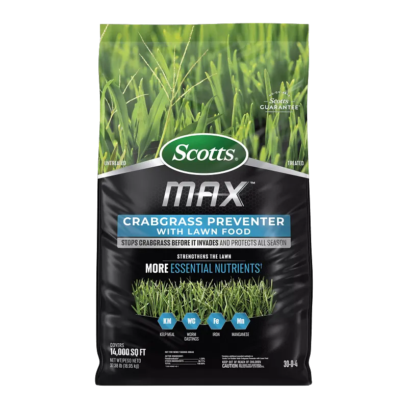 Scotts&reg; MAX&trade; Crabgrass Preventer with Lawn Food image number 1.0
