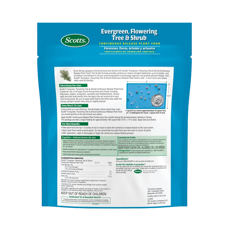 Scotts&reg; Evergreen Flowering Tree & Shrub Continuous Release Plant Food image number 2