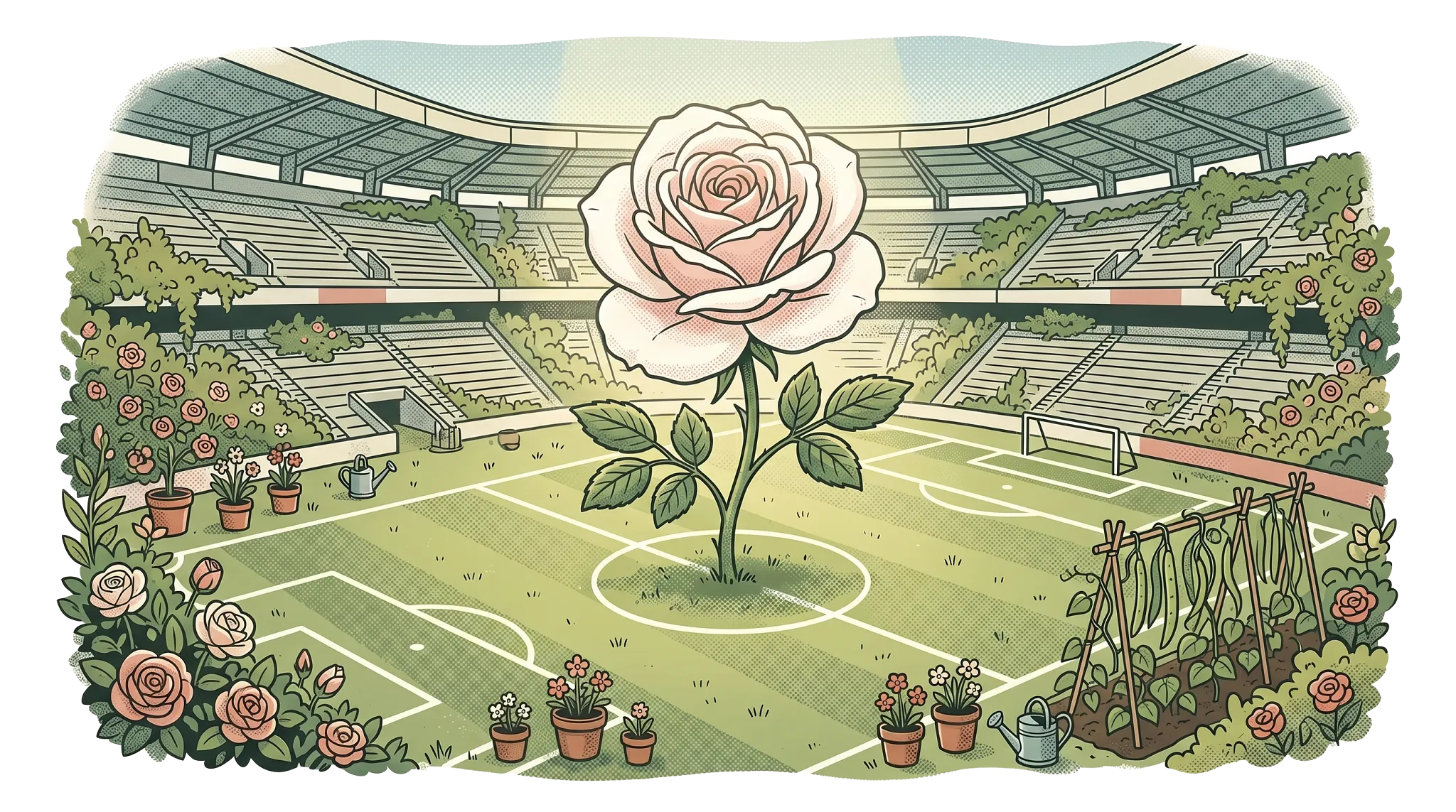 rose in garden