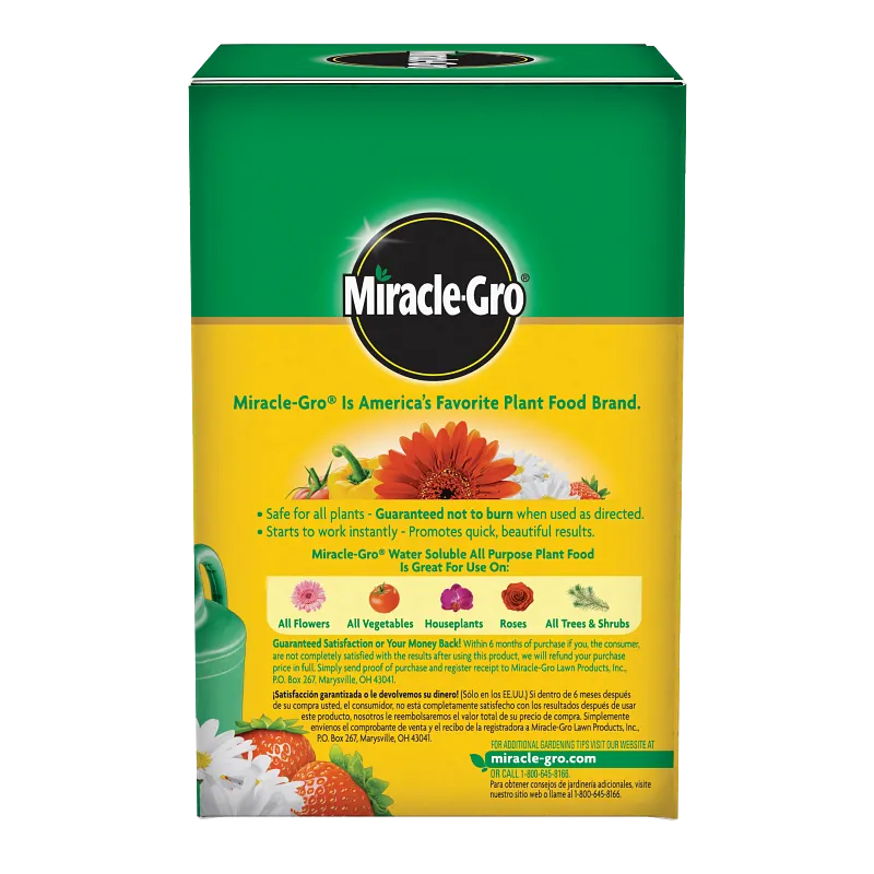 Miracle-Gro&reg; Water Soluble All Purpose Plant Food image number 4.0