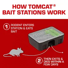 Tomcat&reg; Mouse Killer, Child Resistant, Disposable Station Image 4