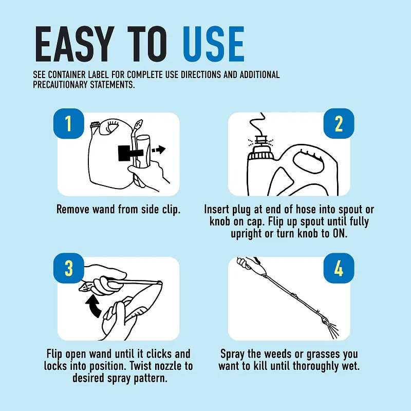 Roundup&reg; Weed & Grass Killer₄ with Comfort Wand&reg; image number 8.0