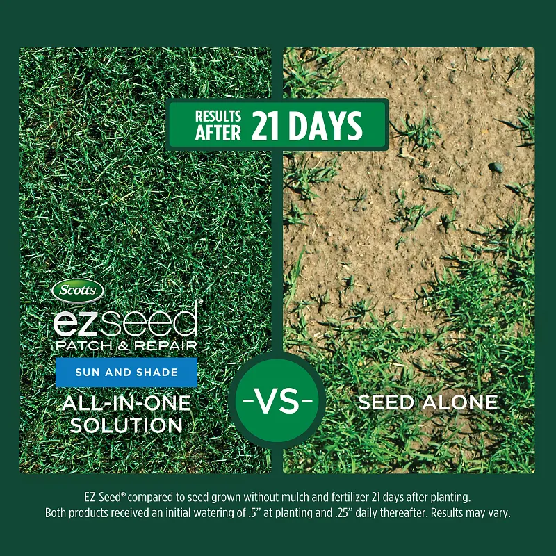 Scotts&reg; Turf Builder&reg; Thick'R Lawn&reg; 12lb. and EZ Seed&reg; Patch & Repair Sun and Shade 10lb. Bundle image number 2.0
