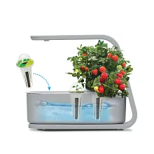 AeroGarden Sprout with Gourmet Herb Seed Pod Kit, Cool Gray image number null