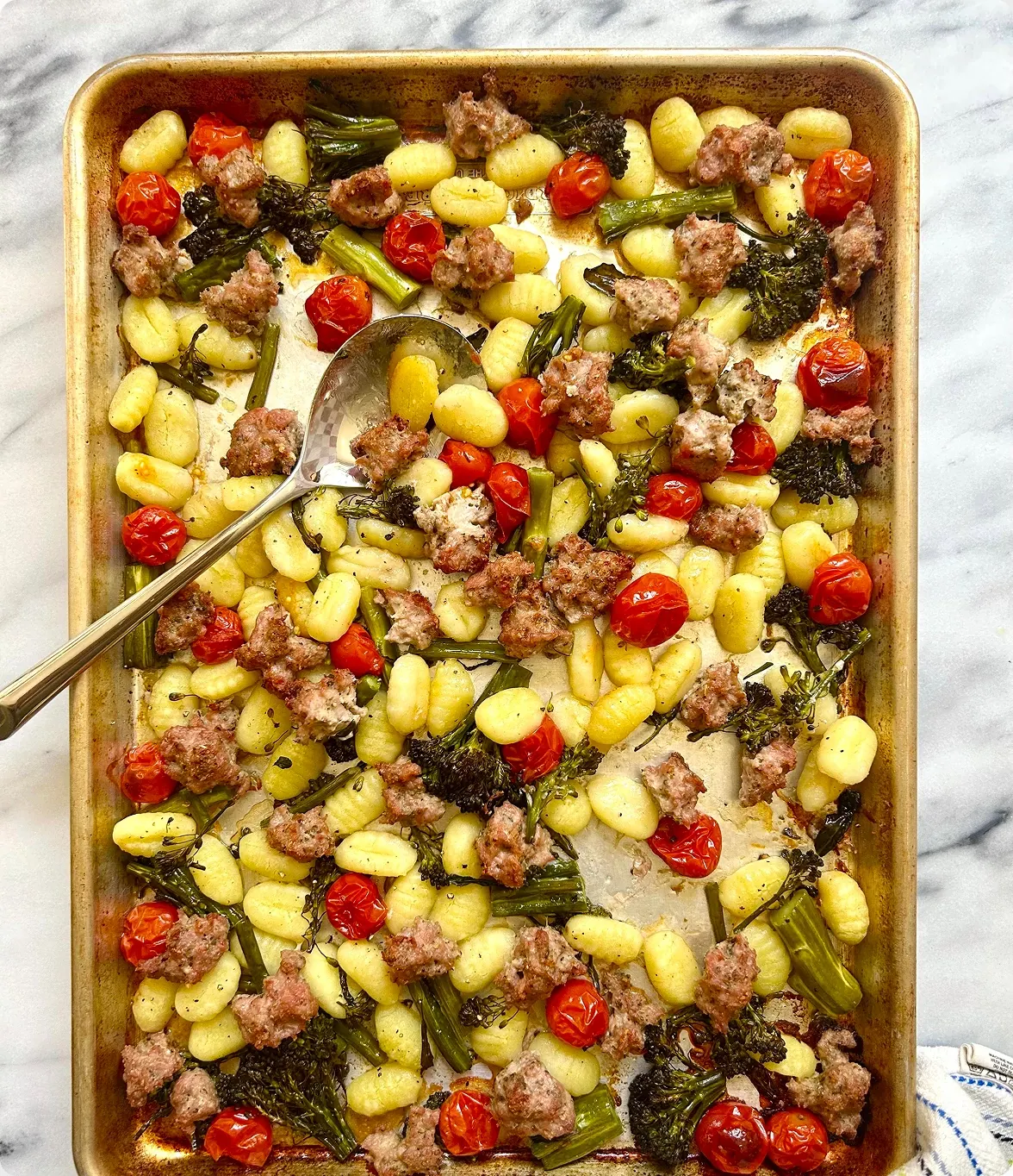 sheet pan gnocchis