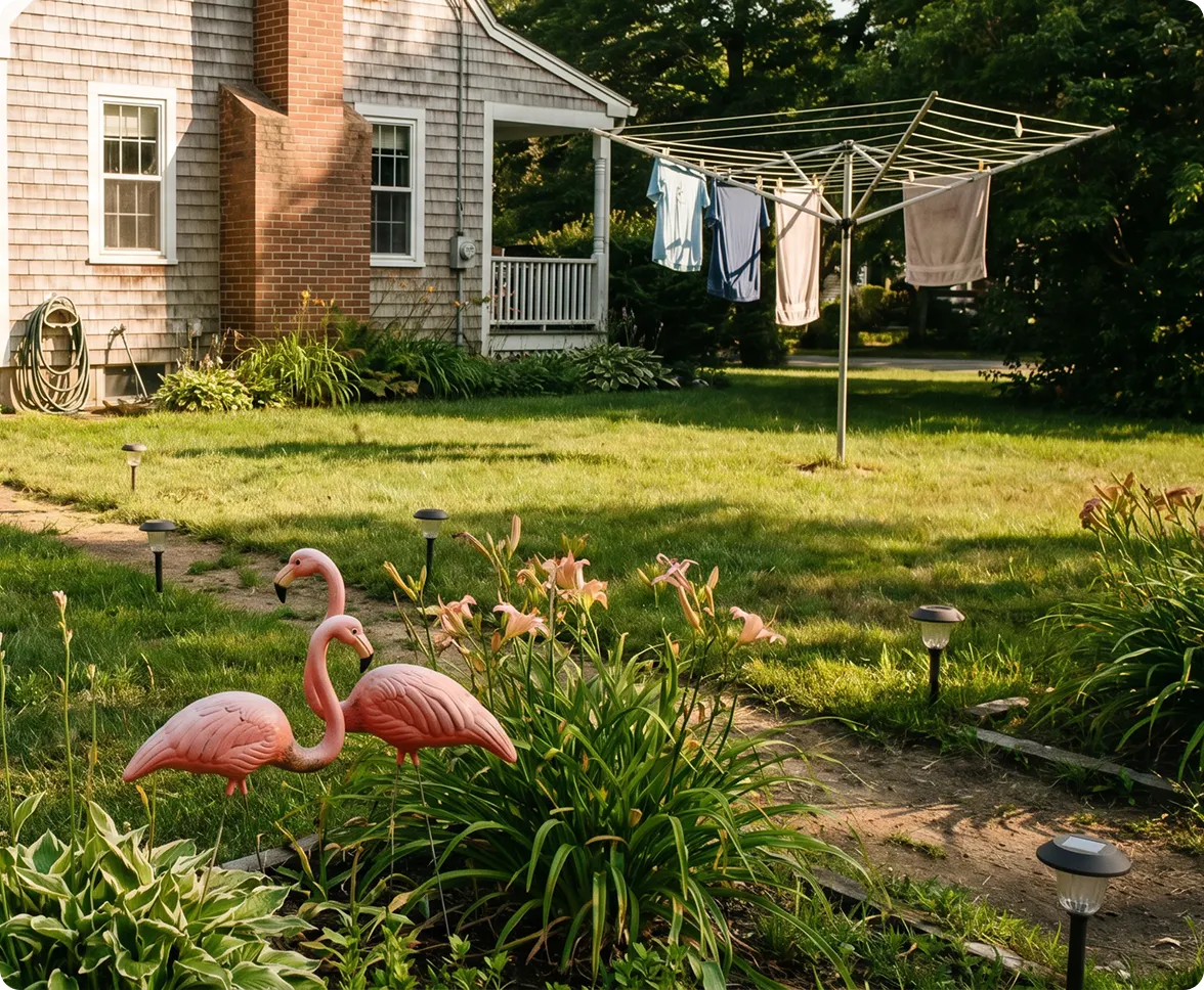 plastic flamingo