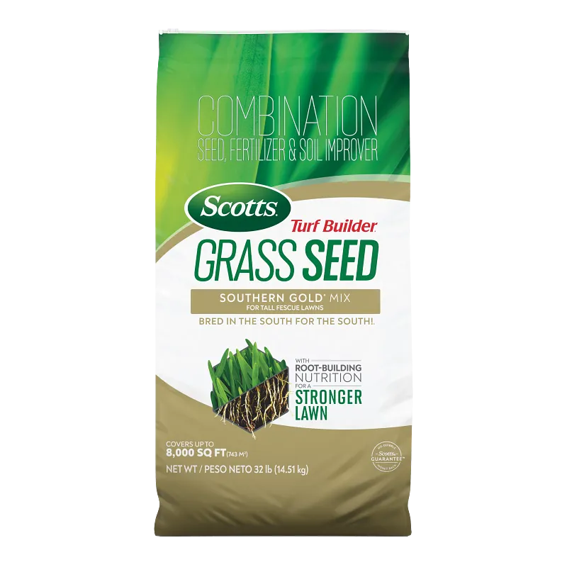 Scotts&reg; Turf Builder&reg; Grass Seed Southern Gold&reg; Mix for Tall Fescue Lawns image number 1.0
