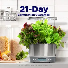 AeroGarden Harvest Elite 360, White Stainless image number null