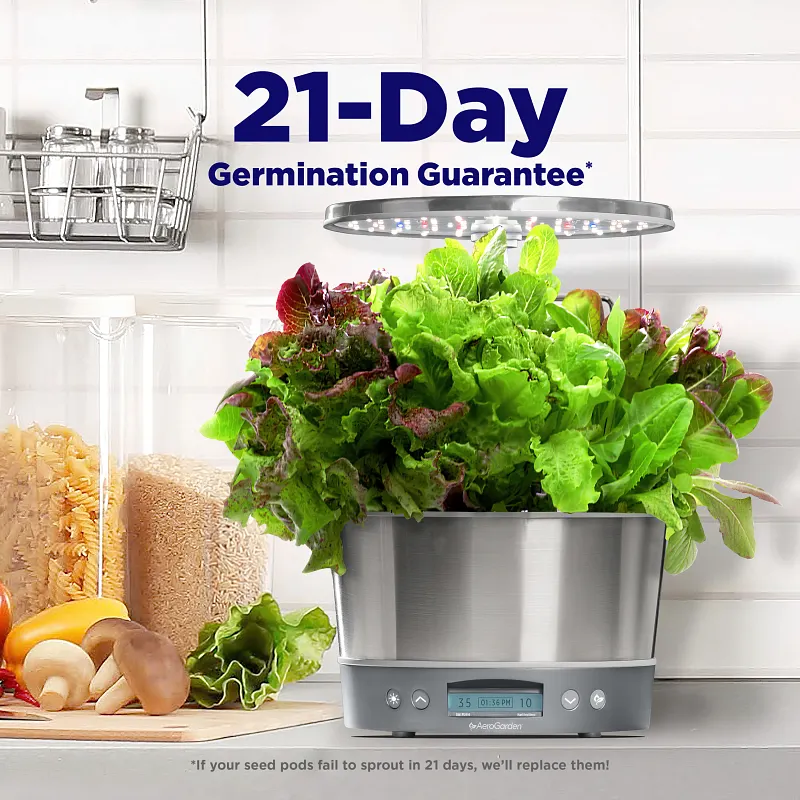AeroGarden Harvest Elite 360, White Stainless image number 6.0