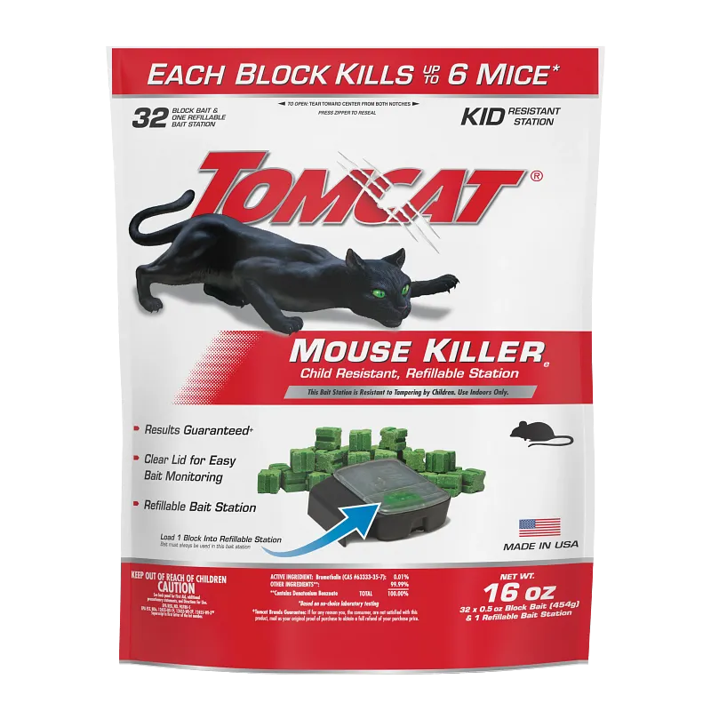 Tomcat&reg; Mouse Killer(e) Child Resistant, Refillable Station image number 1.0