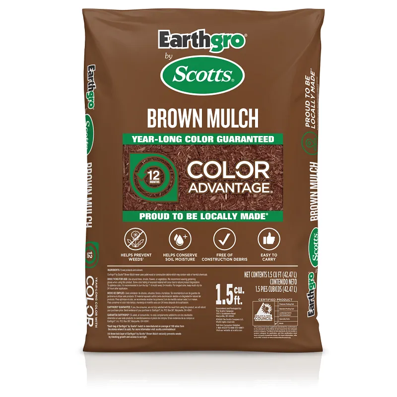 Earthgro&reg; by Scotts&reg; Brown Mulch image number 1.0