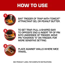 Tomcat Mouse Traps (Wooden), 4 Count image number null