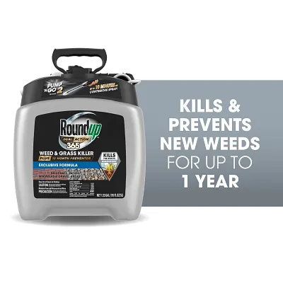 Roundup Dual Action 365 Weed & Grass Killer Plus 12 Month Preventer with Pump 'N Go 2 Sprayer