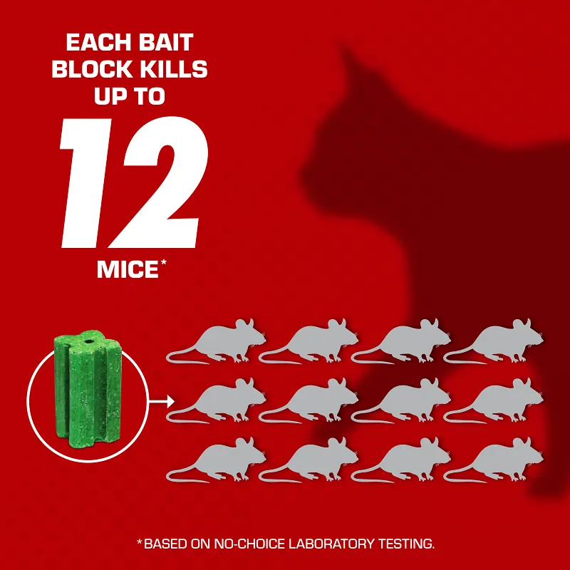 Tomcat&reg; Mouse Killer, Child & Dog Resistant, Refillable Station image number 2.0