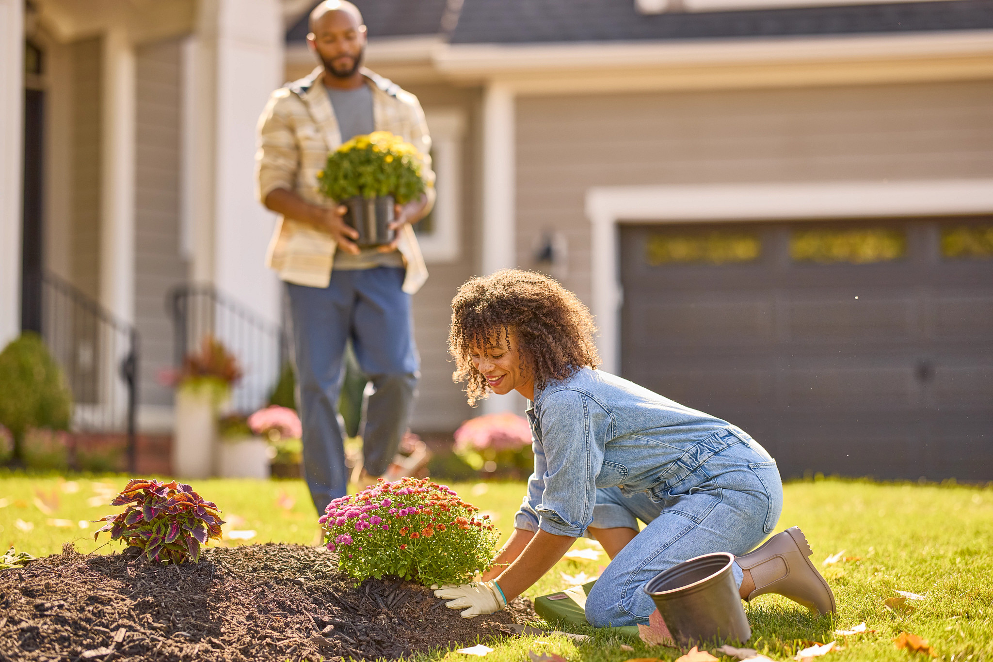 planting flowers