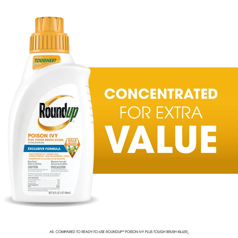 Roundup&reg; Poison Ivy Plus Tough Brush Killer₂ Concentrate image number 1.0