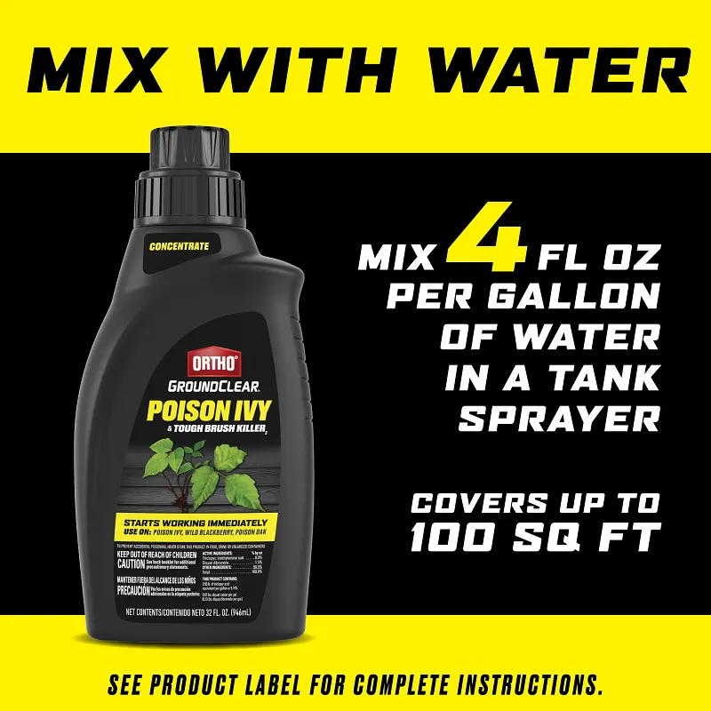 Ortho GroundClear Poison Ivy and Tough Brush Killer₂ Concentrate image number 9.0