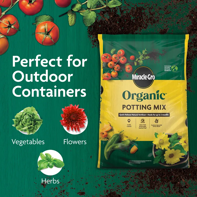 Miracle-Gro Organic&trade; Potting Mix image number 2.0