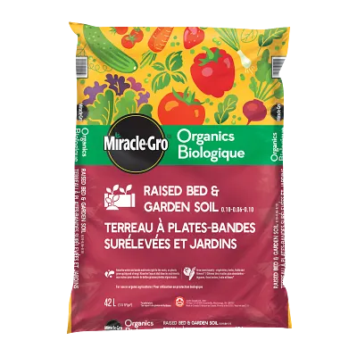 Terre &agrave; jardin biologique pour plates-bandes sur&eacute;lev&eacute;es