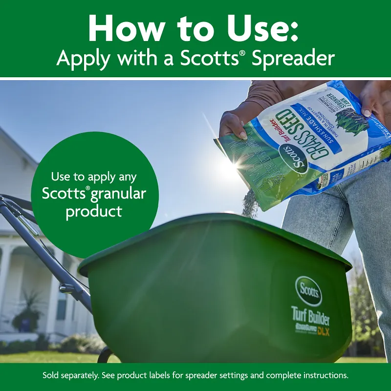 Scotts Turf Builder Grass Seed Sun & Shade Mix and Scotts Turf Builder Liquid Starter Lawn Food image number 2.0
