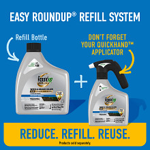Roundup&reg; Dual Action Weed & Grass Killer Plus 4 Month Preventer with QuickHand&trade; Sprayer Refill image number null