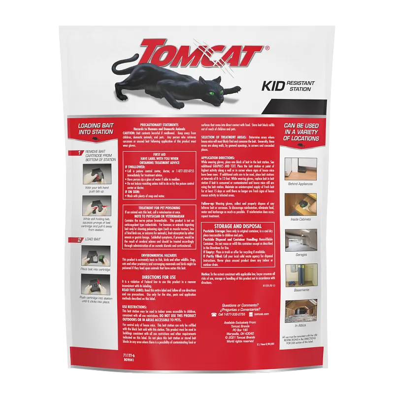 Tomcat&reg; Mouse Killer(e) Child Resistant, Refillable Station image number 2.0