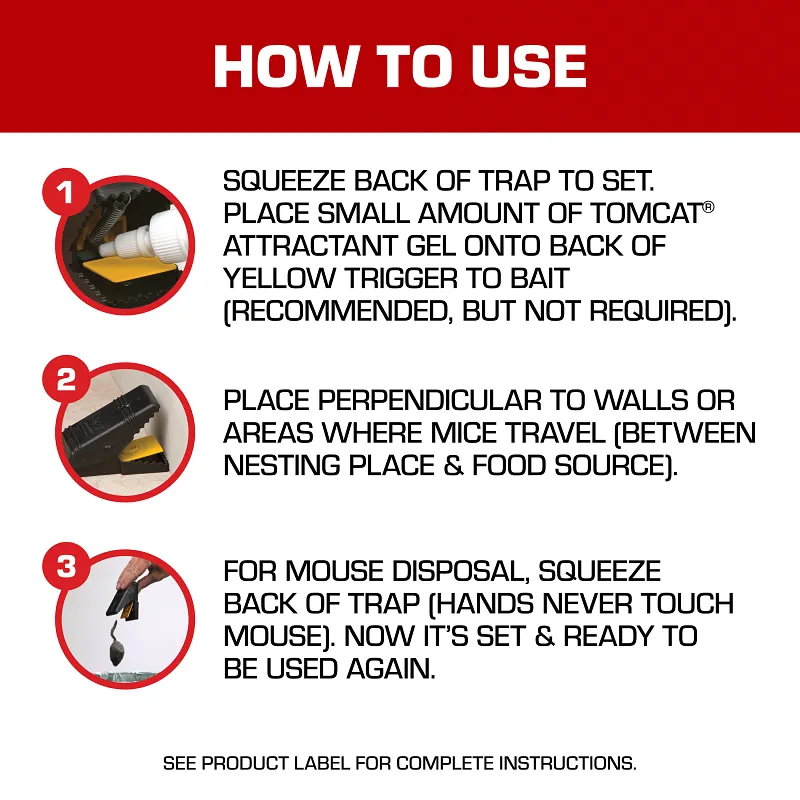 Tomcat&reg; Mouse Snap Traps image number 5.0