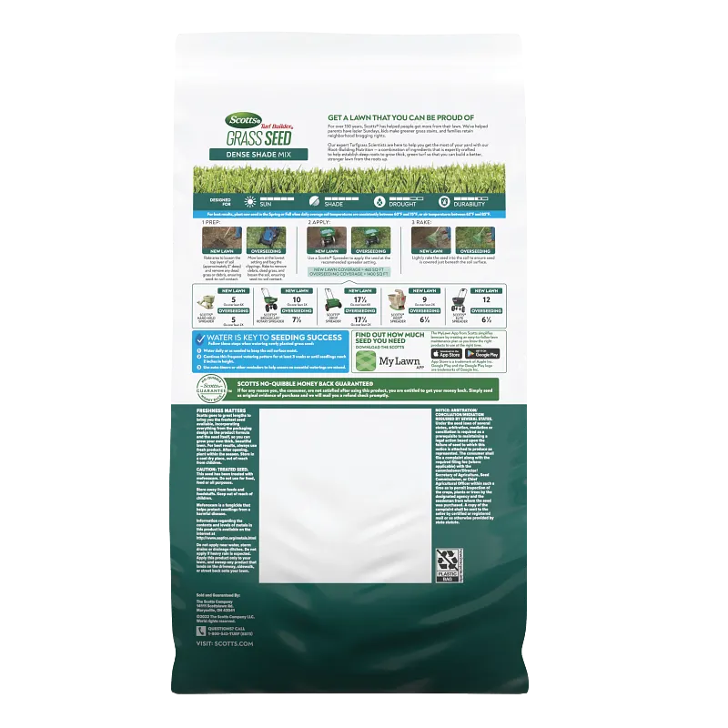 Scotts&reg; Turf Builder&reg; Grass Seed Dense Shade Mix image number 2.0