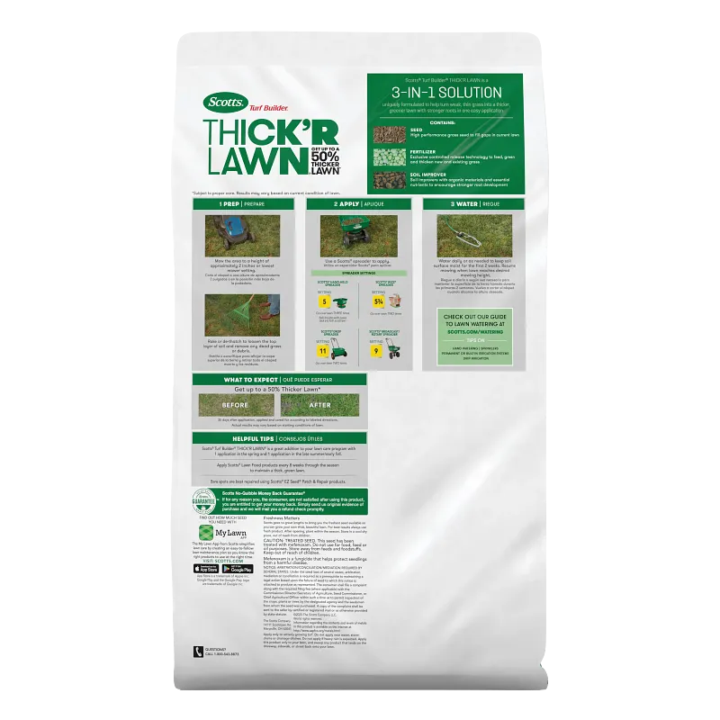 Scotts Turf Builder Thick'r Lawn Sun & Shade image number 10.0