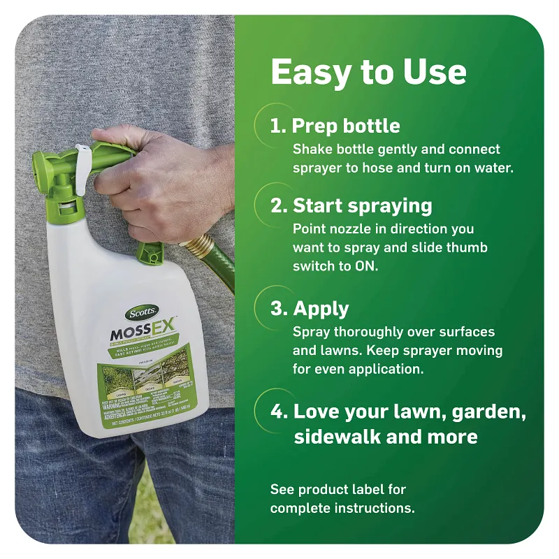 Scotts&reg; MossEx&trade; 3-in-1 Ready-Spray&reg; image number 4
