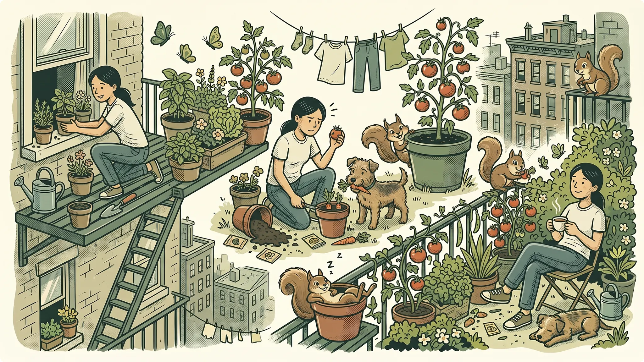 multiple facets of gardening