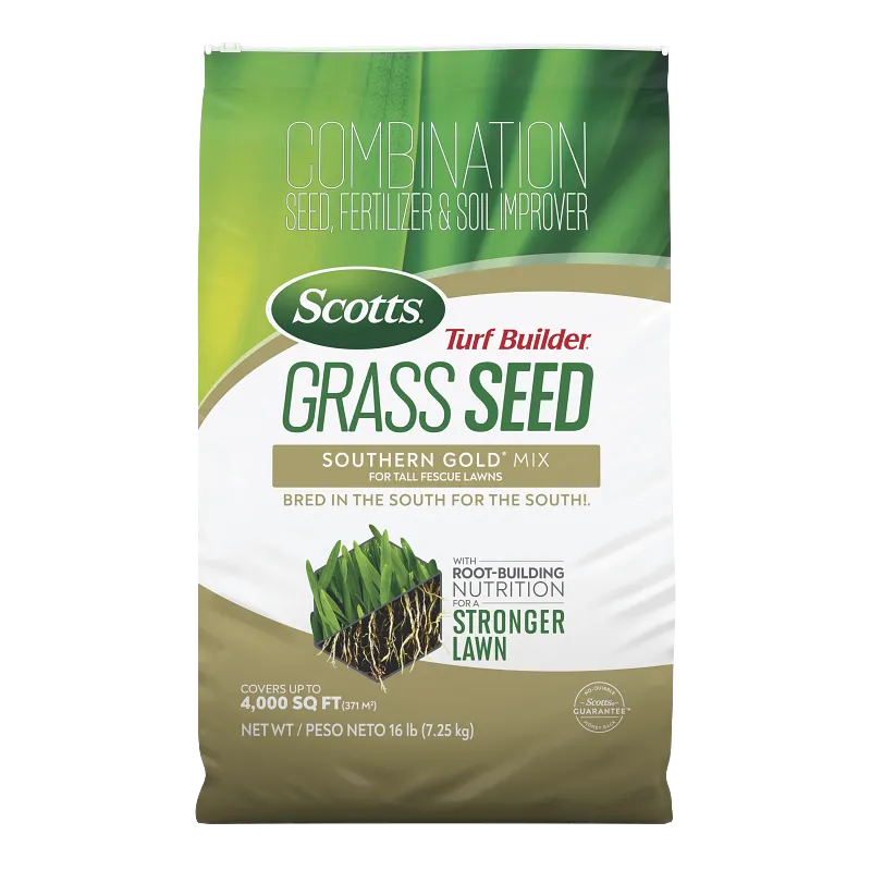 Scotts&reg; Turf Builder&reg; Grass Seed Southern Gold&reg; Mix for Tall Fescue Lawns image number 1.0