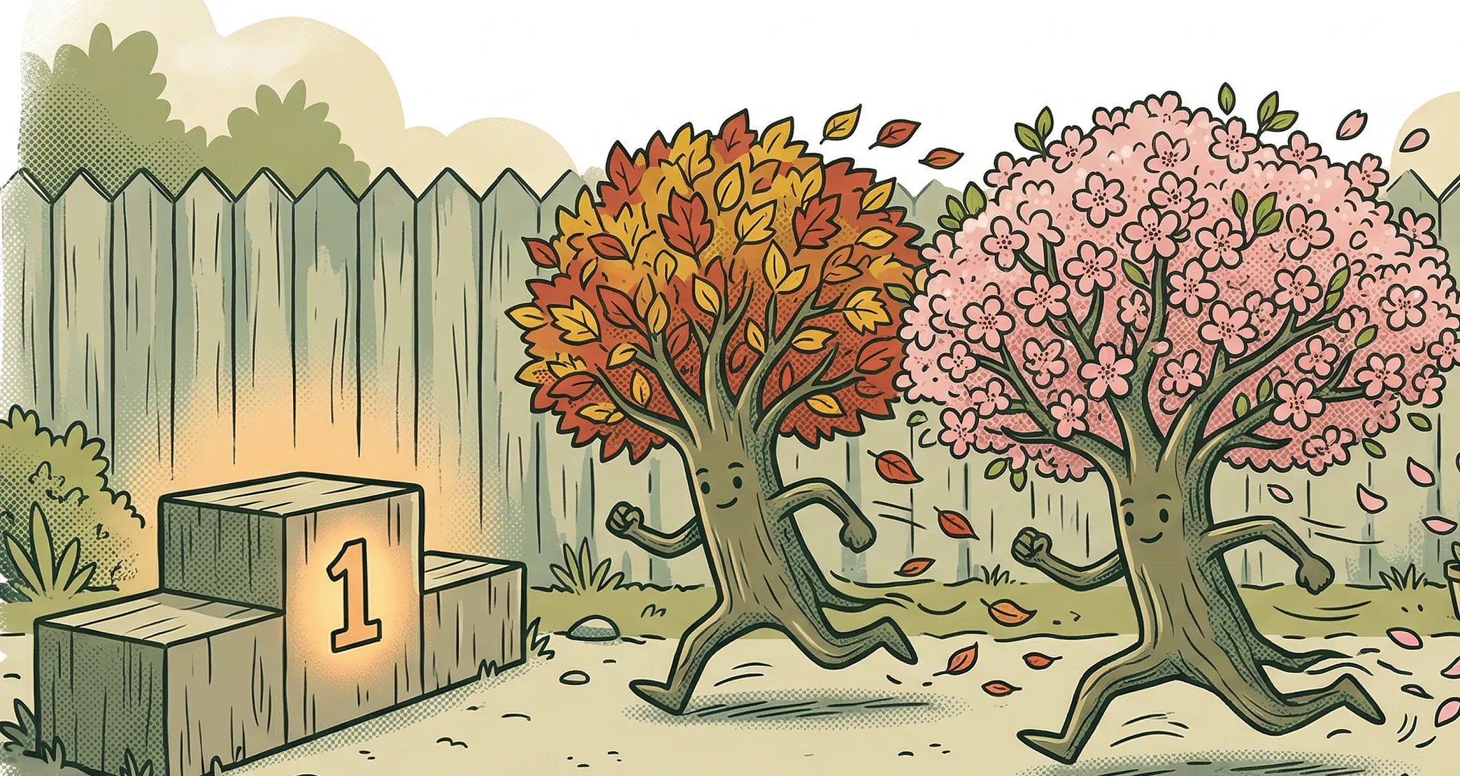 fall vs spring illo