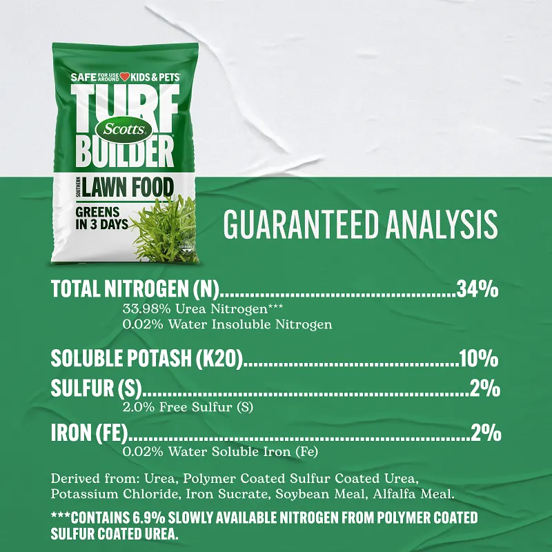 Scotts Turf Builder Southern Lawn Food image number 10.0