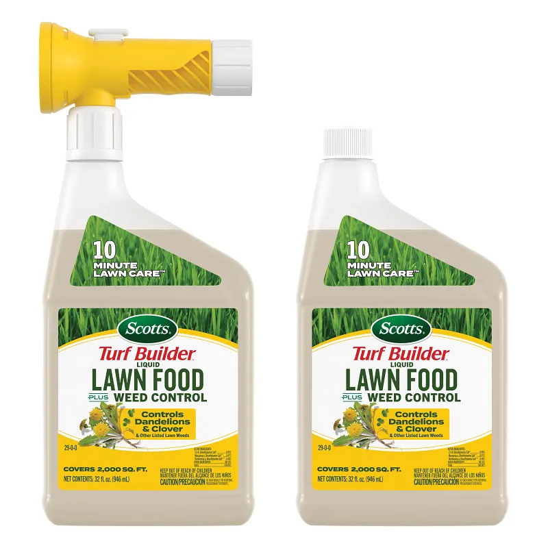 Scotts Turf Builder Liquid Lawn Food Plus Weed Control, 32 fl. oz., 2-Pack image number 1.0