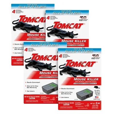 Tomcat&reg; Mouse Killer Child Resistant, Disposable Station