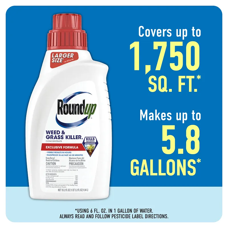 Roundup&reg; Weed & Grass Killer₄ Concentrate image number 9.0