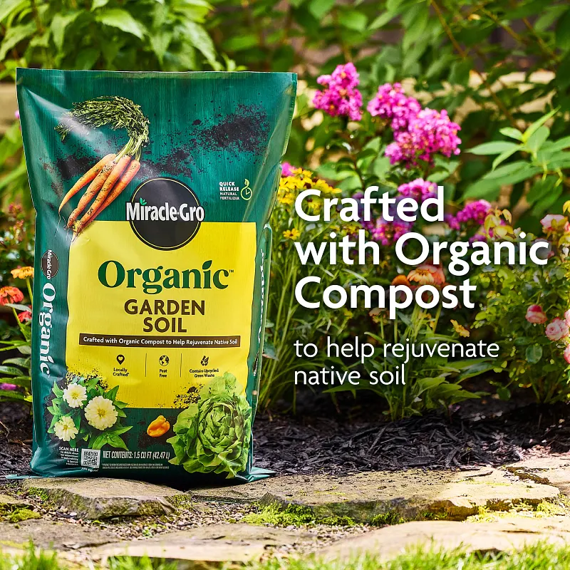 Miracle-Gro Organic&trade; Garden Soil image number 3.0