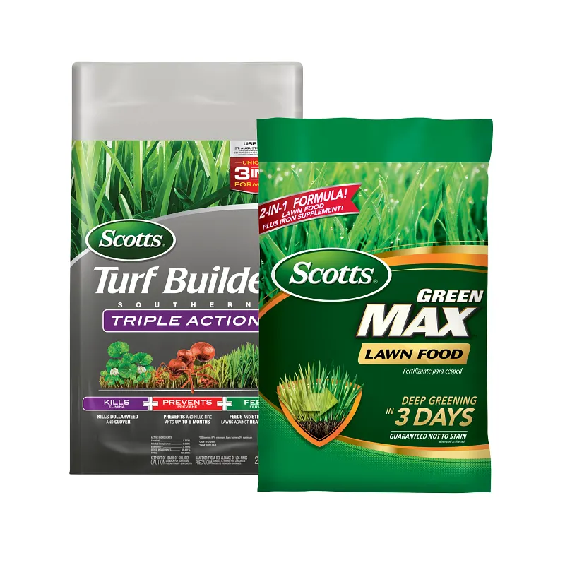 Scotts&reg; Turf Builder&reg; Southern Triple Action and Scotts&reg; Green Max&trade; Lawn Food Bundle for Large Southern Lawns image number 1.0