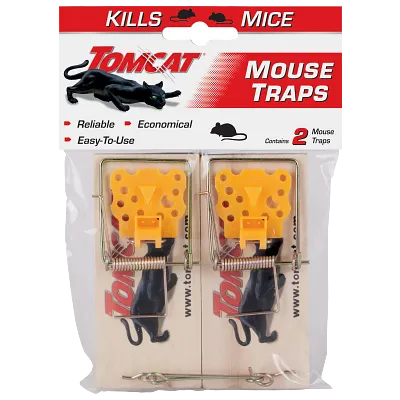 Tomcat&reg; Mouse Traps (Wooden)