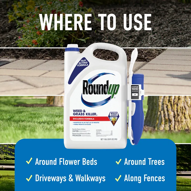 Roundup&reg; Weed & Grass Killer₄ with Comfort Wand&reg; image number 3.0