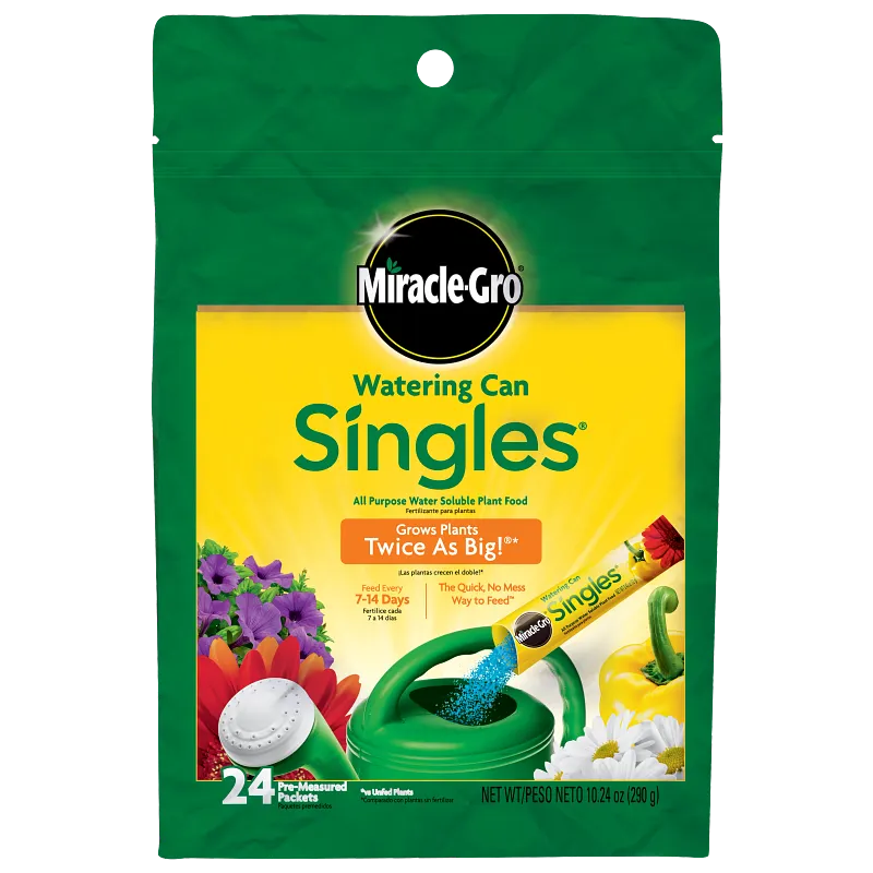 Miracle-Gro&reg; Watering Can Singles All Purpose Water Soluble Plant Food image number 1.0